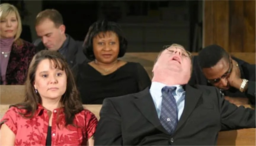 Why falling asleep at mass is a good&nbsp;thing.